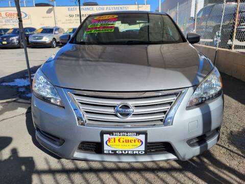 2013 Nissan Sentra for sale at El Guero Auto Sale in Hawthorne CA
