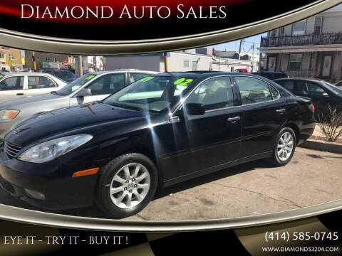 2002 Lexus ES 300 for sale at DIAMOND AUTO SALES LLC in Milwaukee WI