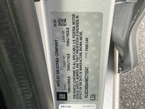 2021 Chevrolet Spark 1LT CVT