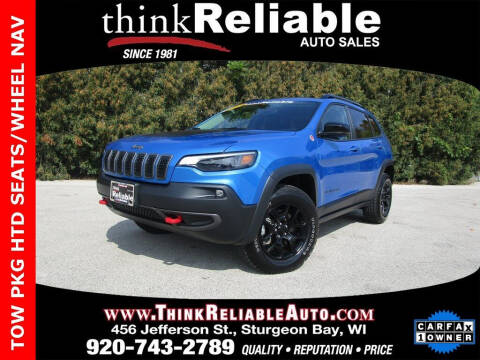 2022 Jeep Cherokee for sale at RELIABLE AUTOMOBILE SALES, INC in Sturgeon Bay WI