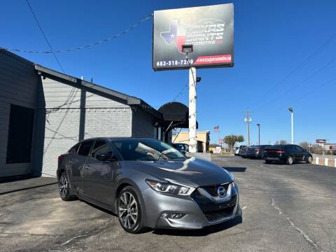 2016 Nissan Maxima for sale at Texas Giants Automotive in Mansfield TX