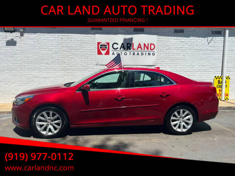 2014 Chevrolet Malibu for sale at CAR LAND  AUTO TRADING in Raleigh NC