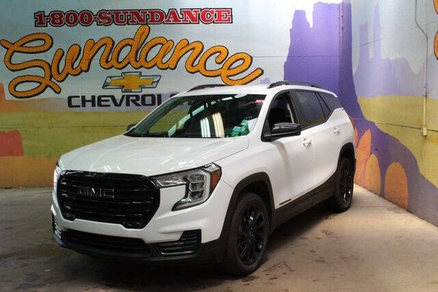 Used 2023 GMC Terrain SLE with VIN 3GKALTEG3PL231415 for sale in Grand Ledge, MI