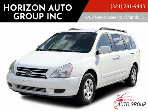 2007 Kia Sedona for sale at HORIZON AUTO GROUP INC in Orlando FL