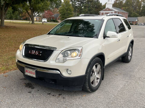 2009 GMC Acadia for sale at Powerhouse Auto in Smithfield NC