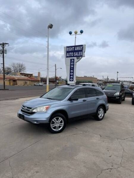 2010 Honda CR-V for sale at Right Away Auto Sales in Colorado Springs CO