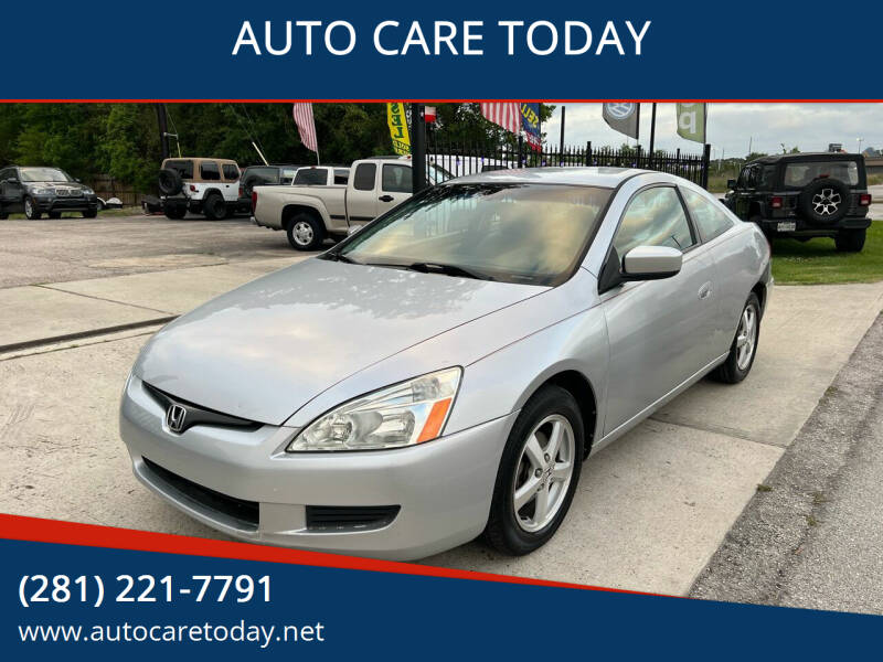 2005 Honda Accord for sale at AUTO CARE TODAY in Spring TX