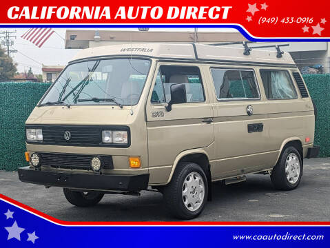 1986 Volkswagen Vanagon for sale at CALIFORNIA AUTO DIRECT in Costa Mesa CA
