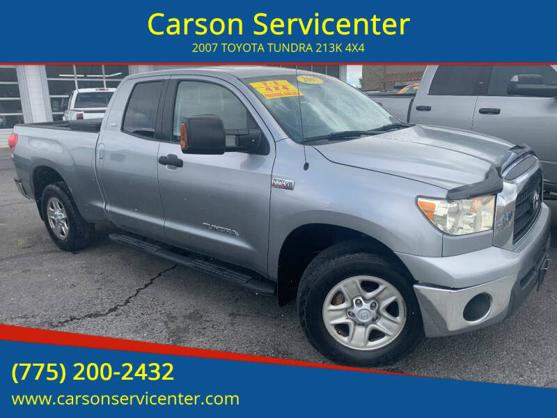 2007 Toyota Tundra for sale at Carson Servicenter in Carson City NV