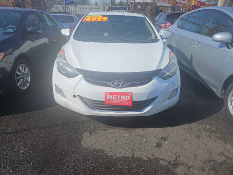 2013 Hyundai Elantra for sale at Metro Auto Exchange 2 in Linden NJ