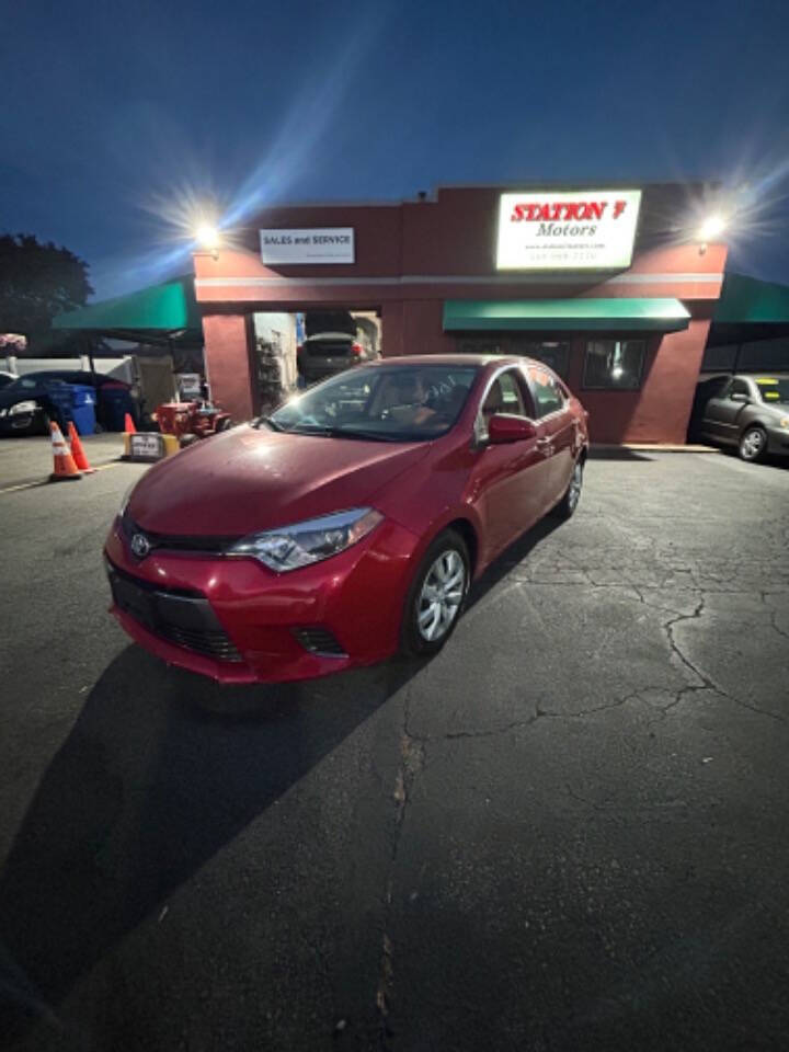 2016 Toyota Corolla for sale at STATION 7 MOTORS in New Bedford, MA