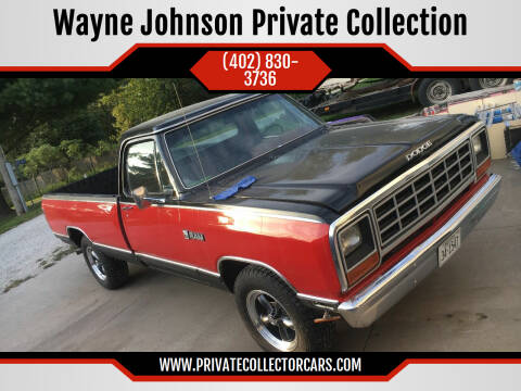1981 Dodge RAM 150 for sale at Wayne Johnson Private Collection in Shenandoah IA