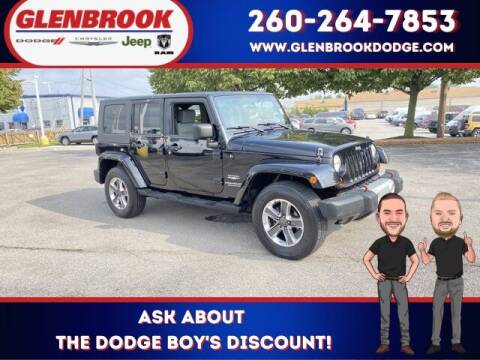 2009 Jeep Wrangler Unlimited for sale at Glenbrook Dodge Chrysler Jeep Ram and Fiat in Fort Wayne IN