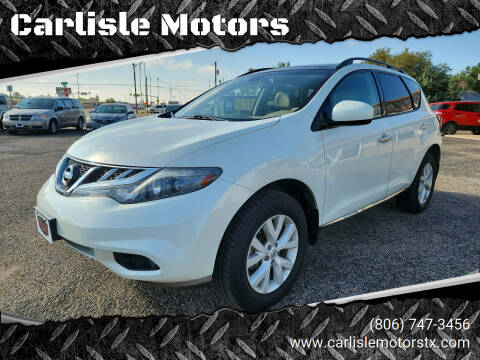 2011 Nissan Murano for sale at Carlisle Motors in Lubbock TX