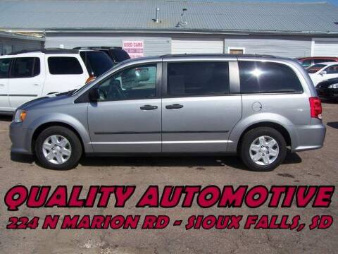 2013 Dodge Grand Caravan for sale at Quality Automotive in Sioux Falls SD