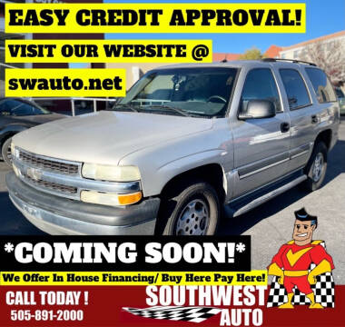 2005 Chevrolet Tahoe for sale at SOUTHWEST AUTO in Albuquerque NM