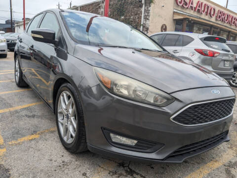 2015 Ford Focus for sale at USA Auto Brokers in Houston TX