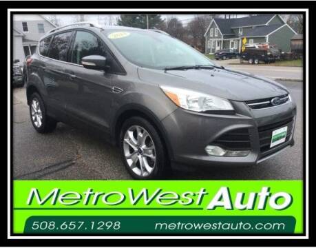 2014 Ford Escape for sale at Metro West Auto in Bellingham MA