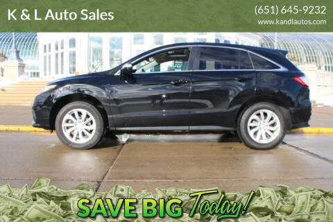 2017 Acura RDX for sale at K & L Auto Sales in Saint Paul MN