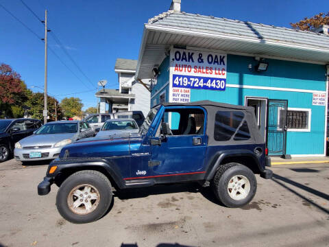 2002 Jeep Wrangler for sale at Oak & Oak Auto Sales in Toledo OH