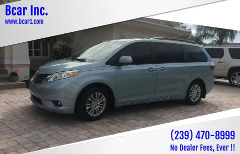 2015 Toyota Sienna for sale at Bcar Inc. in Fort Myers FL