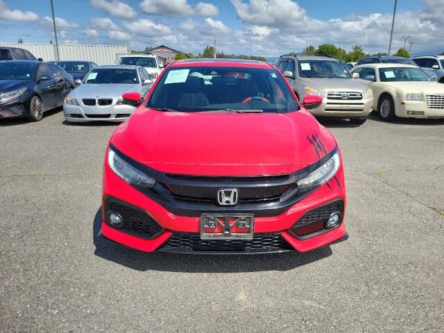 Used 2018 Honda Civic Hatchback Sport Touring with VIN SHHFK7H93JU422281 for sale in Burlington, WA