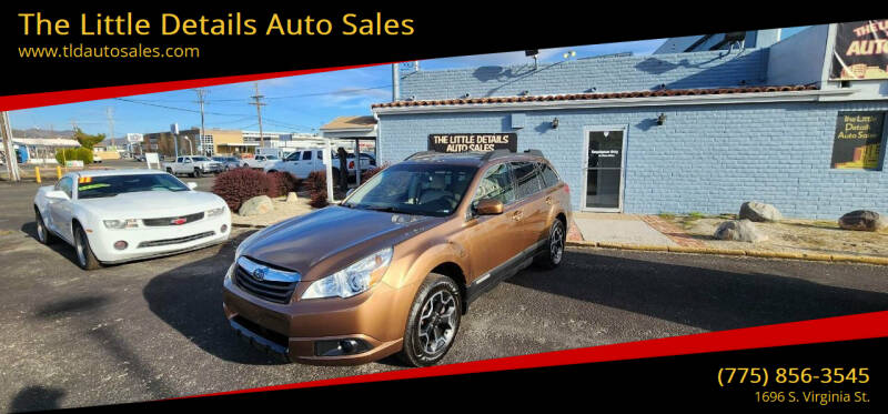 2012 Subaru Outback for sale at The Little Details Auto Sales in Reno NV