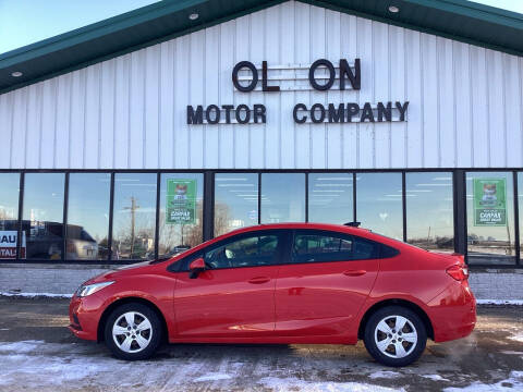 2018 Chevrolet Cruze for sale at Olson Motor Company in Morris MN