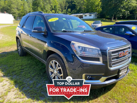 2015 GMC Acadia for sale at Wright's Auto Sales in Townshend VT