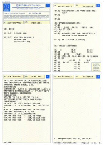 1991 Volkswagen Golf