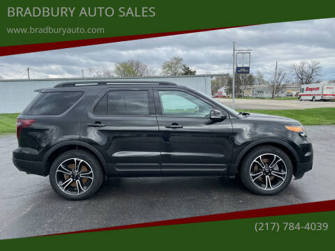 2015 Ford Explorer for sale at BRADBURY AUTO SALES in Gibson City IL