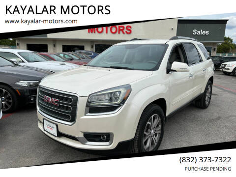 2014 GMC Acadia for sale at KAYALAR MOTORS in Houston TX