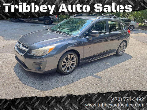 2014 Subaru Impreza for sale at Tribbey Auto Sales in Stockbridge GA