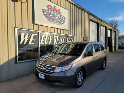 2012 Honda Odyssey for sale at C&L Auto Sales in Vermillion SD