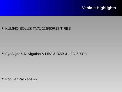 2018 Subaru Outback 2.5i Limited
