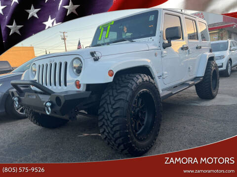2011 Jeep Wrangler Unlimited for sale at ZAMORA MOTORS in Oxnard CA