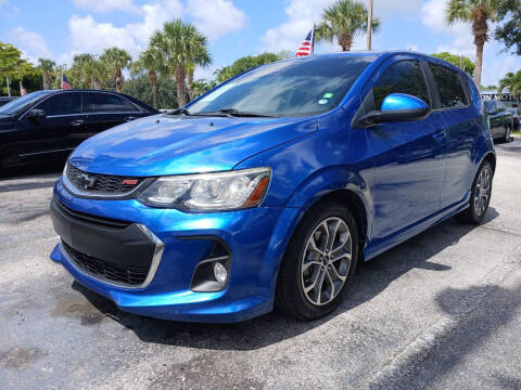 2018 Chevrolet Sonic for sale at Blue Lagoon Auto Sales in Plantation FL