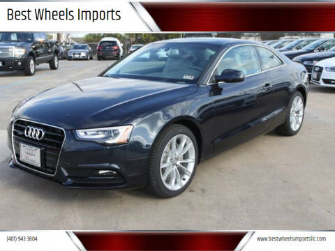 2013 Audi A5 for sale at Best Wheels Imports in Johnston RI