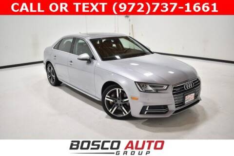 2018 Audi A4 for sale at Bosco Auto Group in Flower Mound TX
