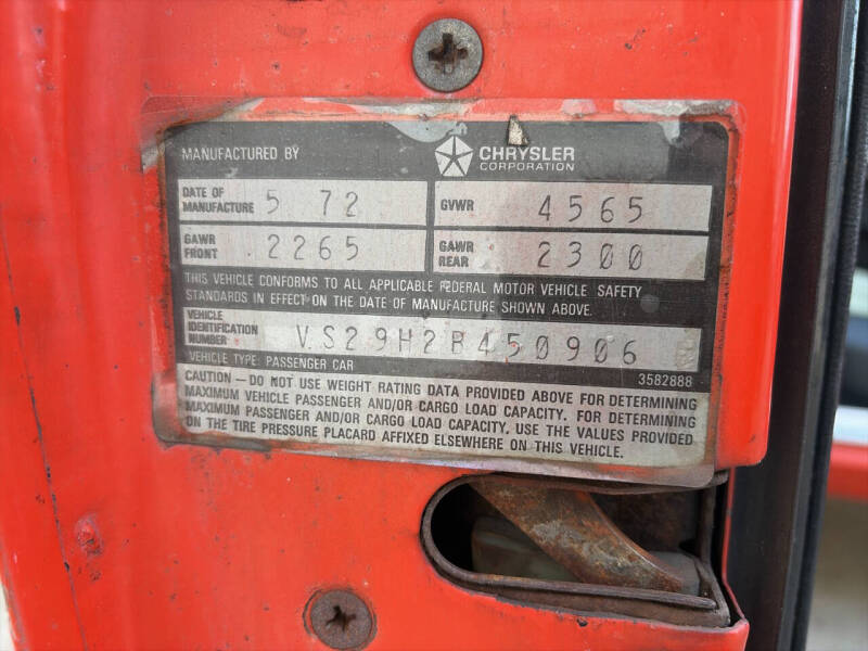 1972 Plymouth Duster