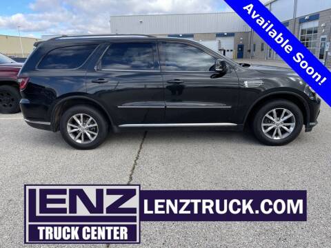 2014 Dodge Durango for sale at LENZ TRUCK CENTER in Fond Du Lac WI