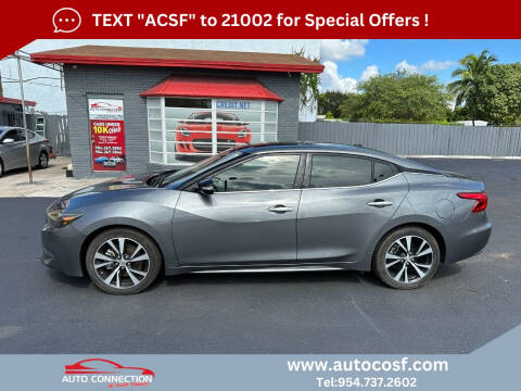 2018 Nissan Maxima for sale at Auto Connection of South Florida in Hollywood FL