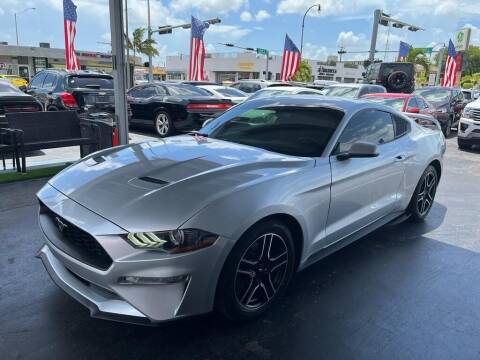 2018 Ford Mustang for sale at American Auto Sales in Hialeah FL