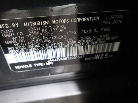 2026 Mitsubishi Outlander SE