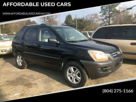 2007 Kia Sportage for sale at AFFORDABLE USED CARS in North Chesterfield VA