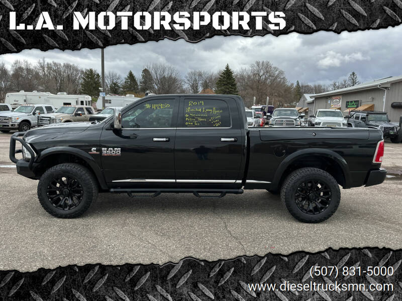 2017 RAM 3500 for sale at L.A. MOTORSPORTS in Windom MN