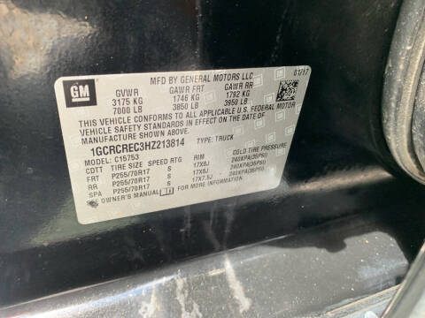 2017 Chevrolet Silverado 1500 LT