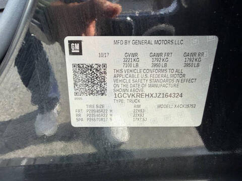 2018 Chevrolet Silverado 1500