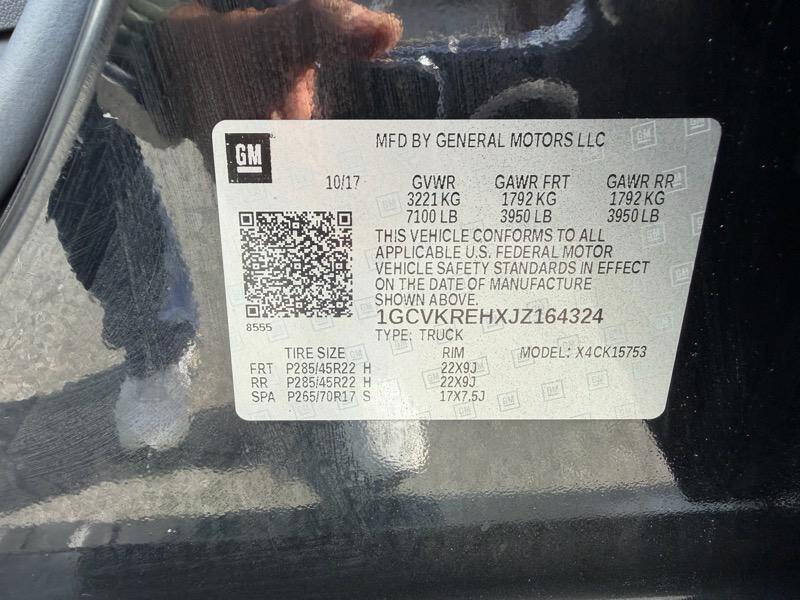 2018 Chevrolet Silverado 1500