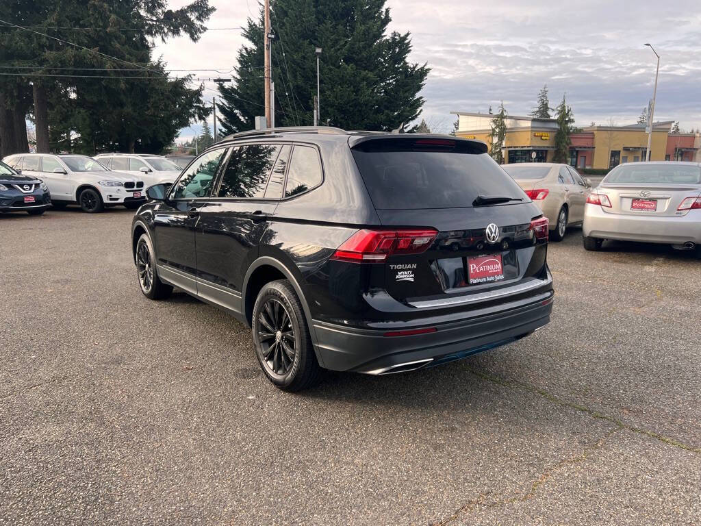 2020 Volkswagen Tiguan for sale at PLATINUM AUTO SALES INC in Lacey, WA